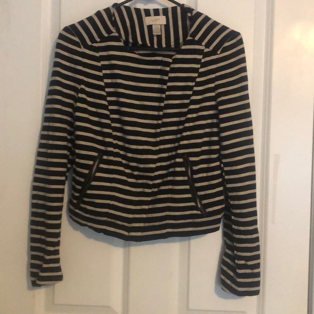 LOFT cotton cropped blazer - Picture 4 of 7